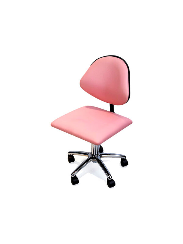 TEC017 Taburete con Respaldo TEC017 Rosa